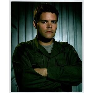 2000s Military TV Show Press Photo of Actor in Uniform Portrait